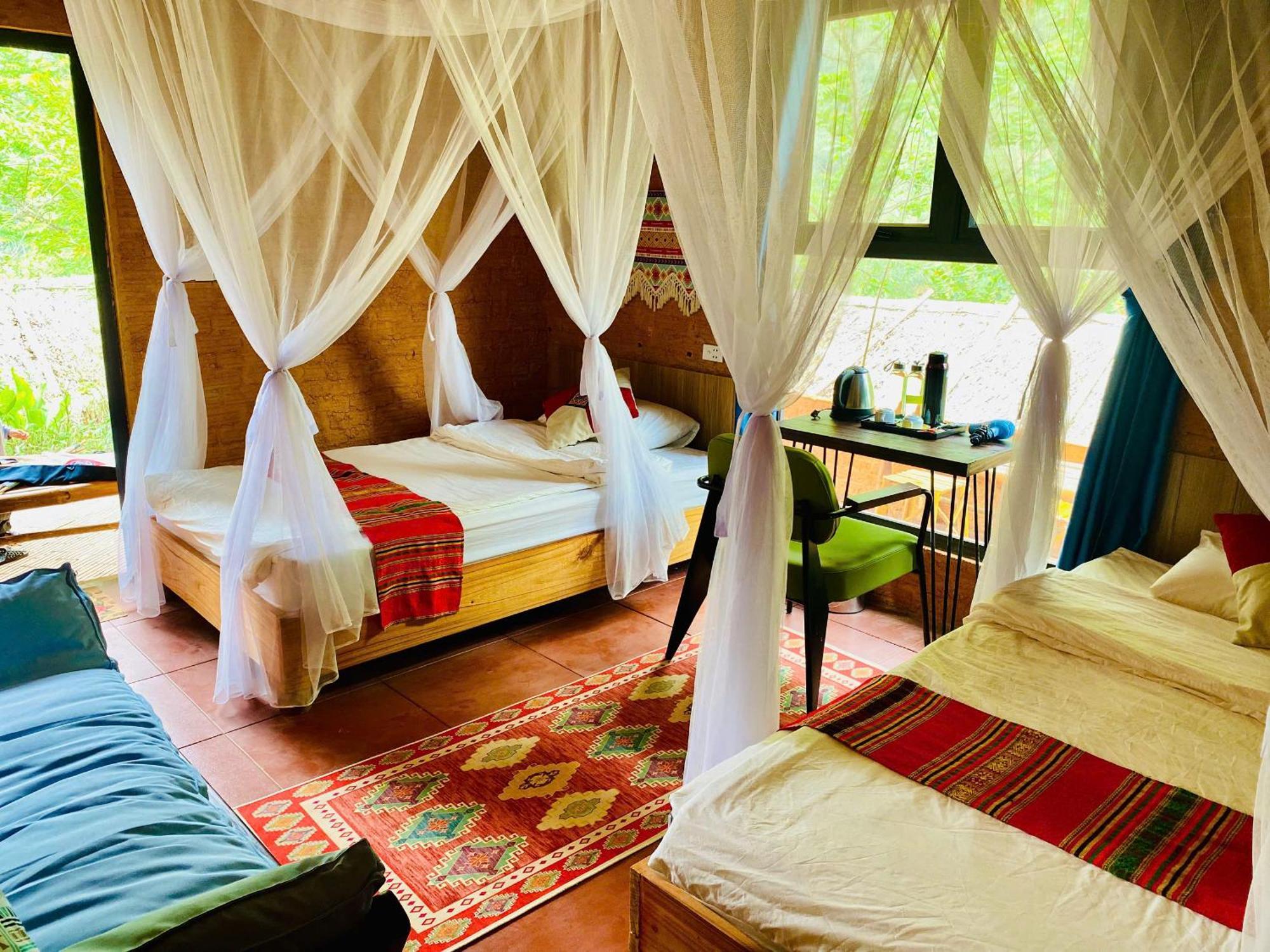 Pu Luong Homestay & Tours Huong Ba Thuoc Dış mekan fotoğraf